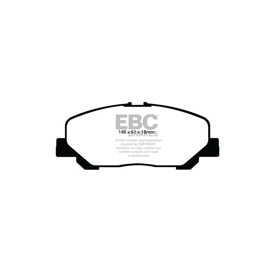 EBC DP42048R Toyota Yellowstuff Front Brake Pads 2 | ML Performance UK Car Parts