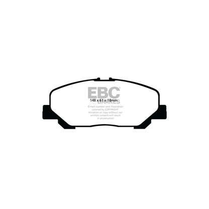 EBC DP42048R Toyota Yellowstuff Front Brake Pads 2 | ML Performance UK Car Parts