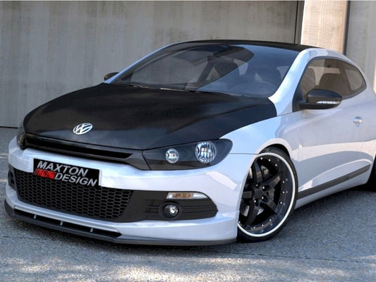 Maxton Design VW-SC-3-RLINE-FD1T Front Splitter VW SciroCCo R-line | ML Performance UK Car Parts