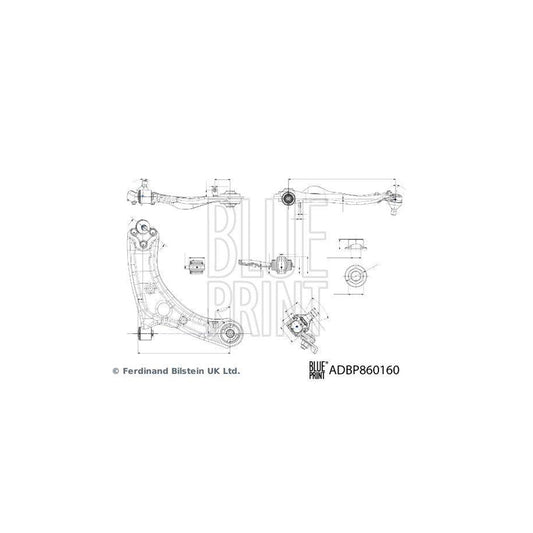 Blue Print ADBP860160 Suspension Arm For Kia Sportage IV (Ql, Qle)