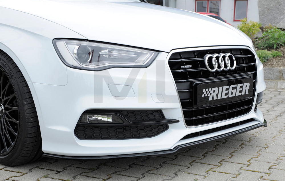 Rieger 00088116 Audi 8V Front Splitter (A3 & S3) 7 | ML Performance UK Car Parts
