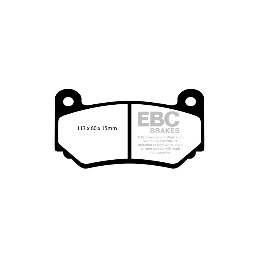 EBC DP51377NDX Ariel Caterham Mini Bluestuff NDX Front Brake Pads  - AP/Girling/TRW/Brembo/ATE Caliper 2 | ML Performance UK Car Parts