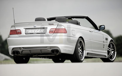 Rieger 00050248 BMW 3 Series E46 Rear Bumper 2 | ML Performance UK Car Parts