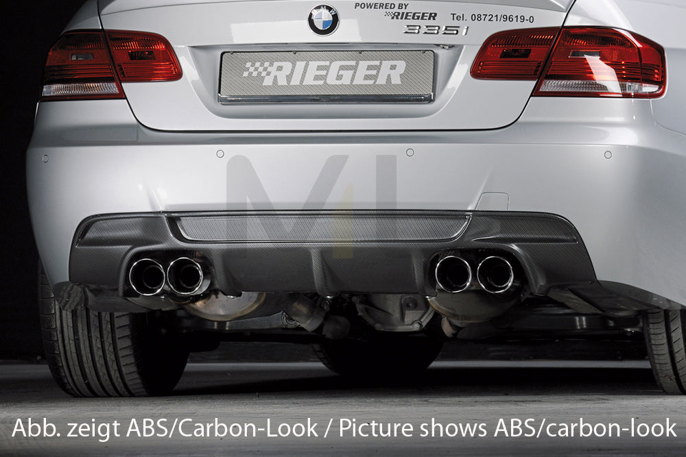 Rieger 00053461 BMW 3 Series E92 E93 Rear Diffuser 1 | ML Performance UK Car Parts