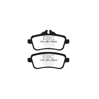 EBC PDKR1032 Mercedes-Benz X/W166 C292 Ultimax Rear Brake Pad & Plain Disc Kit - TRW Caliper 2 | ML Performance UK Car Parts