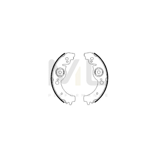 BOSCH 0 986 487 334 Brake Shoe Set | ML Performance Car Parts