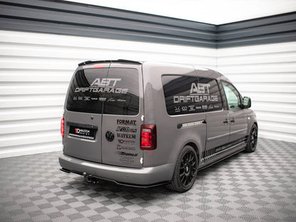 Maxton Design VW Caddy Long MK3 Facelift Central Rear Splitter