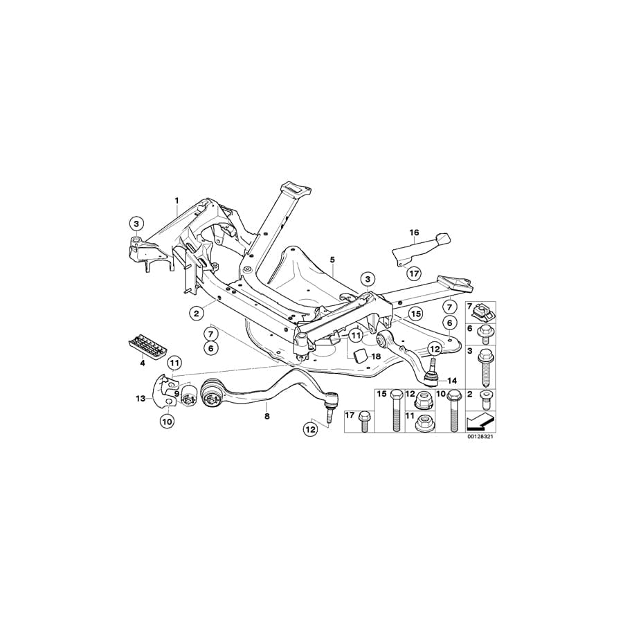 Genuine BMW 31146754023 E65 E67 E66 Heat Protection Plate Left (Inc. 745i, 760LiS & 740i) | ML Performance UK Car Parts