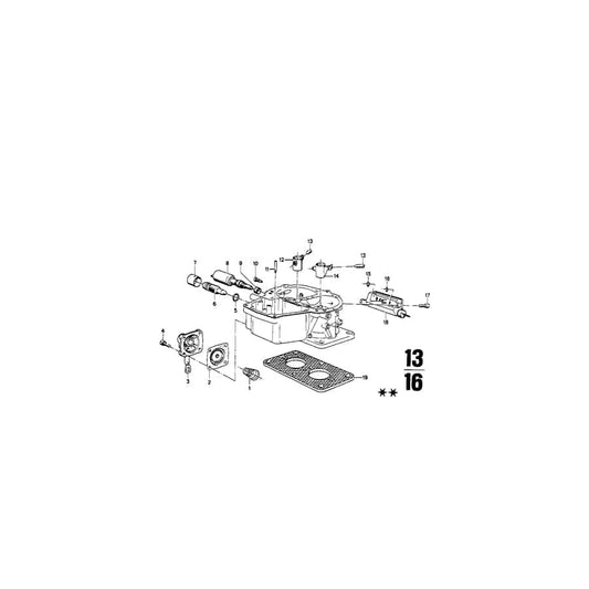 Genuine BMW 13111265510 E26 E12 E28 Cap BLAU (Inc. 525) | ML Performance UK Car Parts