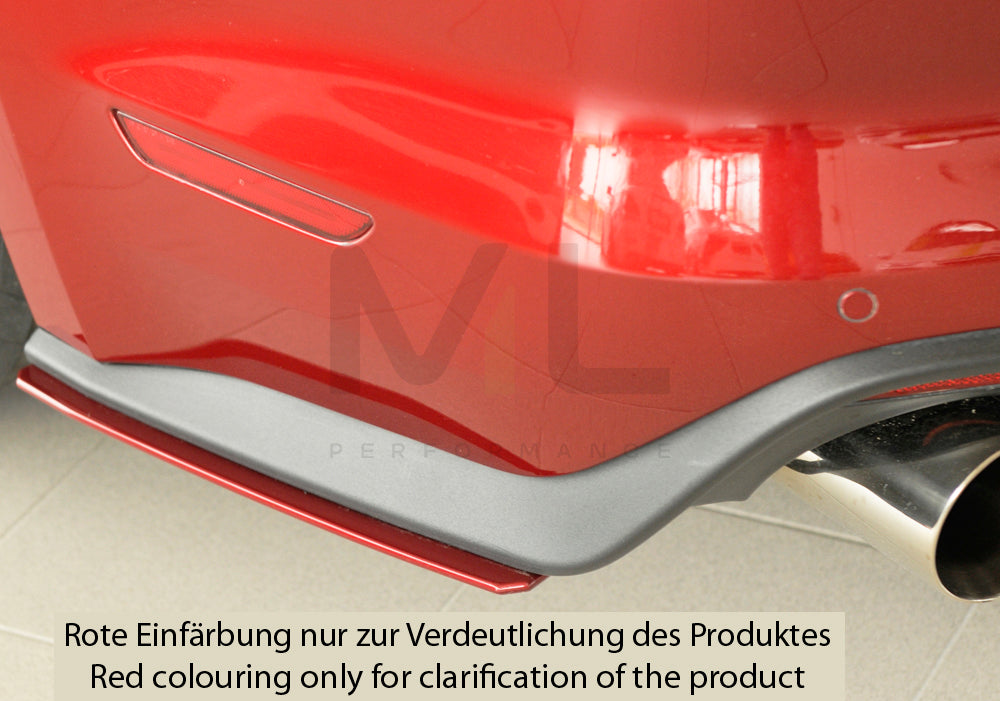 Rieger 00034253 Ford LAE Mustang 6 Rear Side Splitter 2 | ML Performance UK Car Parts