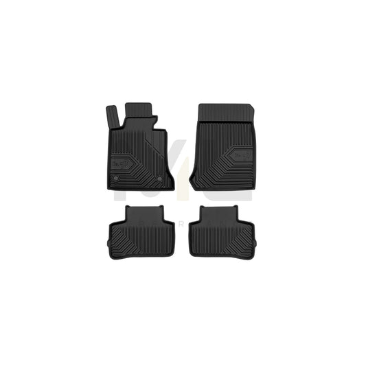 FROGUM Tailored, No.77 77407787 Floor mat set suitable for MERCEDES-BENZ GLK (X204) Elastomer, Front and Rear, Quantity: 4, Black | ML Performance Car Parts