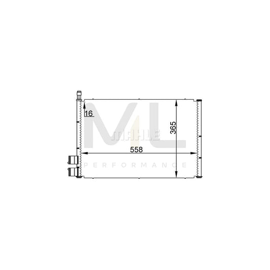MAHLE ORIGINAL AC 298 000S Air conditioning condenser without dryer | ML Performance Car Parts
