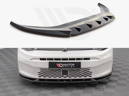 Maxton Design VW-CA-5-FD2T Front Splitter V.2 VW Caddy MK5 (2020-) | ML Performance UK Car Parts
