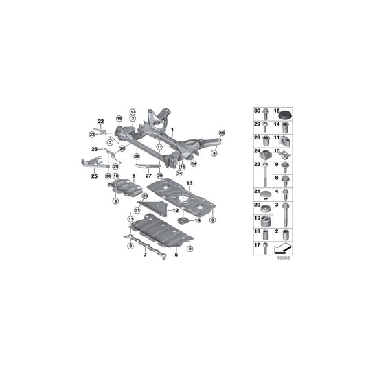 Genuine BMW 31126876991 G20 Crash Lever, Left (Inc. M340iX, M340i & 330i) | ML Performance UK Car Parts