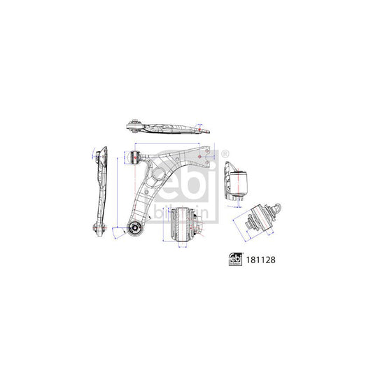 Febi Bilstein 181128 Suspension Arm For Toyota Rav4 II Off-Road (Xa20)