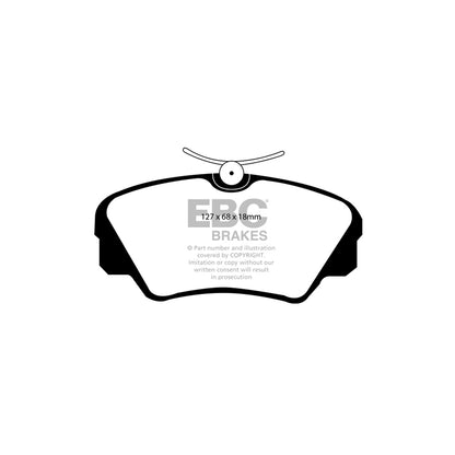 EBC DP4937R Opel Vauxhall Yellowstuff Front Brake Pads - ATE Caliper (Inc. Omega, Senator, Carlton) 2 | ML Performance UK Car Parts