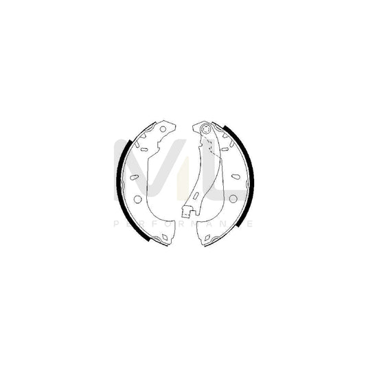 BOSCH 0 986 487 255 Brake Shoe Set | ML Performance Car Parts