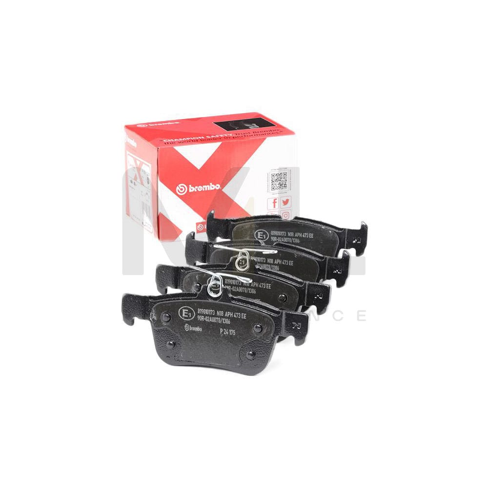 Brembo P 24 175 Brake Pad Set Excl. Wear Warning Contact | ML Performance Car Parts