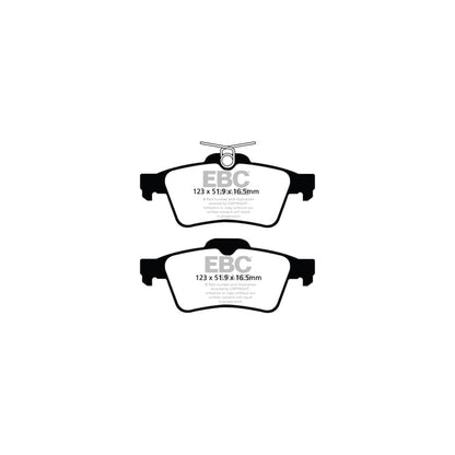 EBC PDKR725 Peugeot 508 Ultimax Rear Brake Pad & Plain Disc Kit - ATE Caliper 2 | ML Performance UK Car Parts