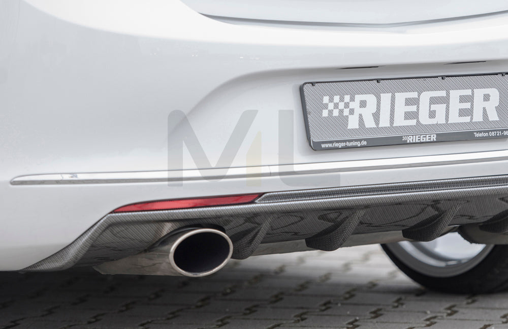 Rieger 00099273 Opel Astra J Rear Diffuser 1 | ML Performance UK Car Parts