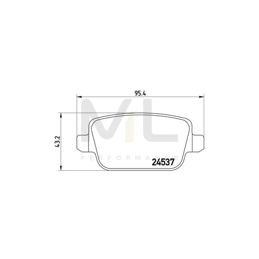 Brembo P 44 016 Brake Pad Set For Land Rover Freelander 2 Off-Road (L359) Excl. Wear Warning Contact, With Brake Caliper Screws | ML Performance Car Parts