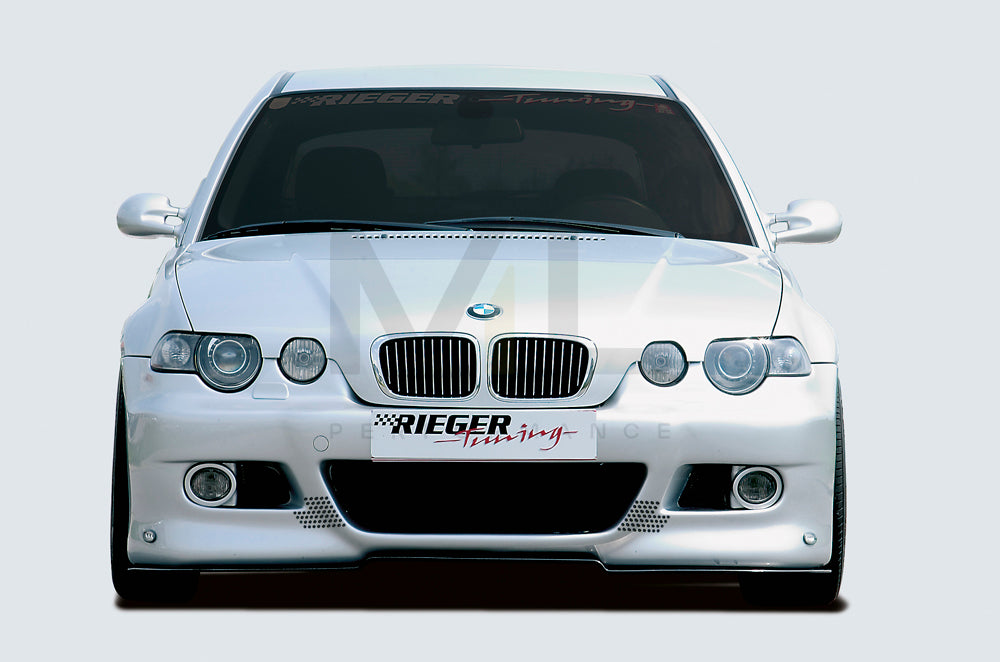 Rieger 00050304 BMW 3 Series E46 Front Bumper 3 | ML Performance UK Car Parts