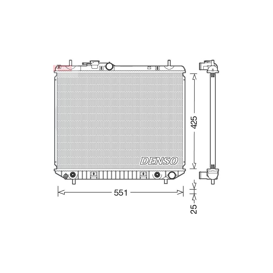 Denso DRM35005 Drm35005 Engine Radiator For Daihatsu Terios I (J1) | ML Performance UK