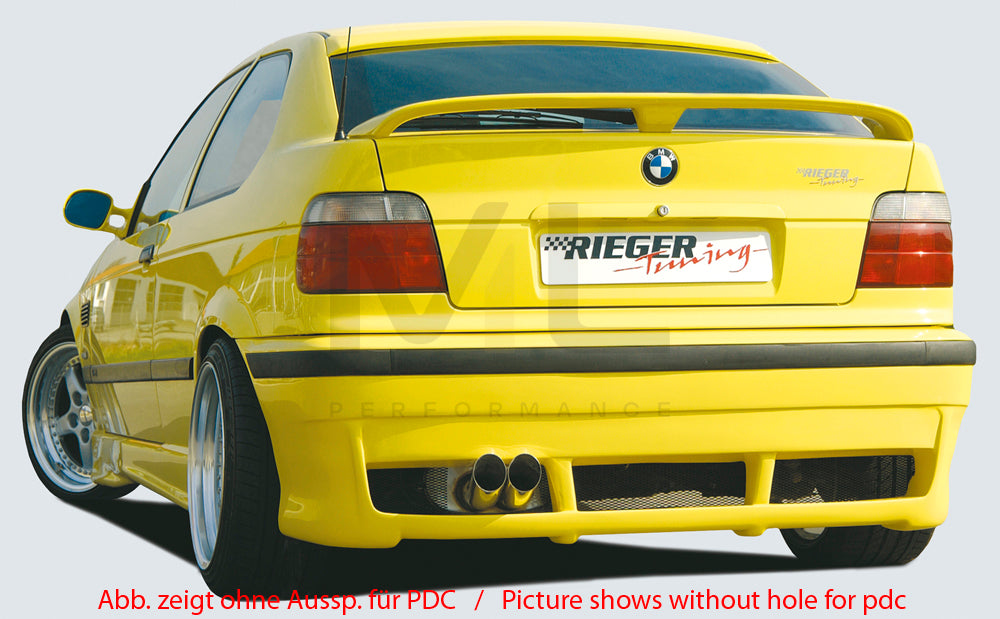 Rieger 00049067 BMW 3 Series E36 Rear Bumper 2 | ML Performance UK Car Parts