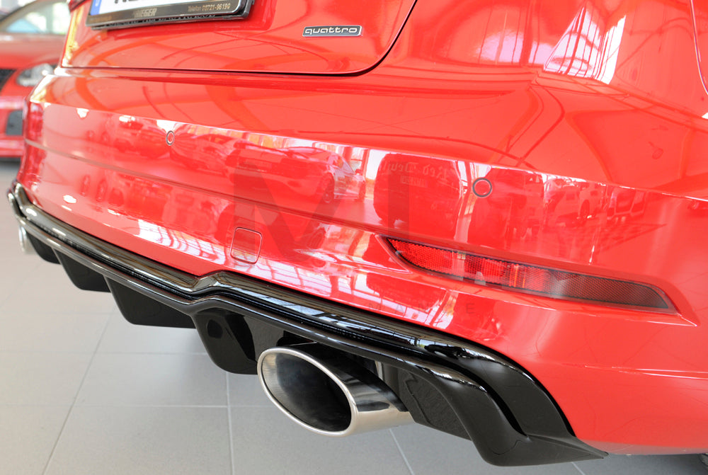 Rieger 00088187 Audi 8V Rear Diffuser (A3 & S3) 4 | ML Performance UK Car Parts
