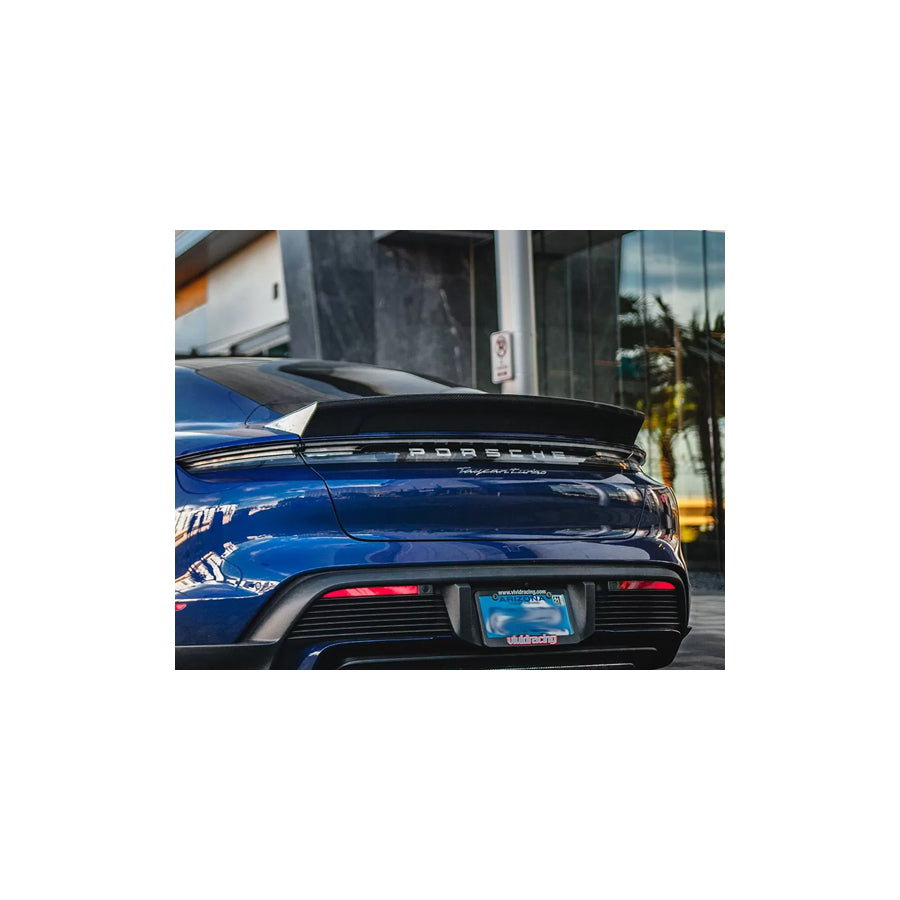 VR Aero Carbon Fiber Trunk Spoiler Porsche Taycan Turbo | Turbo S