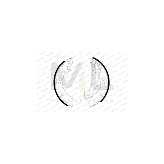 FERODO PREMIER FSB605 Brake Shoe Set for HYUNDAI PONY | ML Performance Car Parts