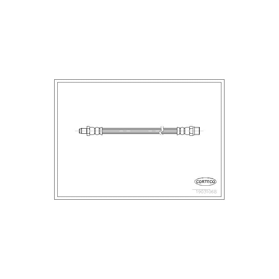 Corteco 19031068 Brake Hose For Vw Transporter | ML Performance UK