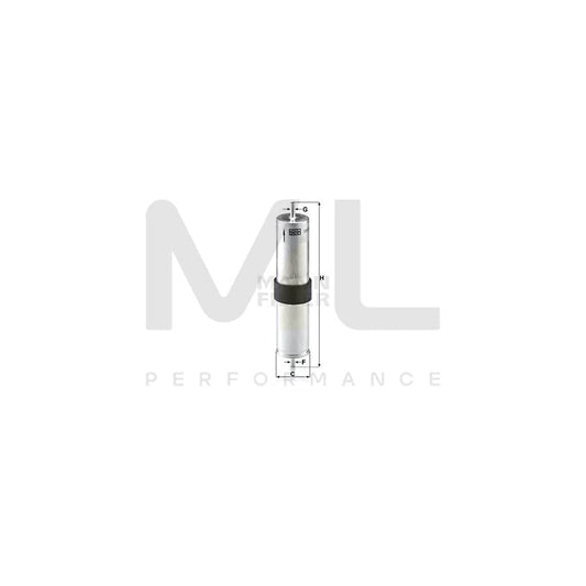 MANN-FILTER WK 521/4 Fuel filter for MINI Hatchback (R50, R53) In-Line Filter | ML Performance Car Parts