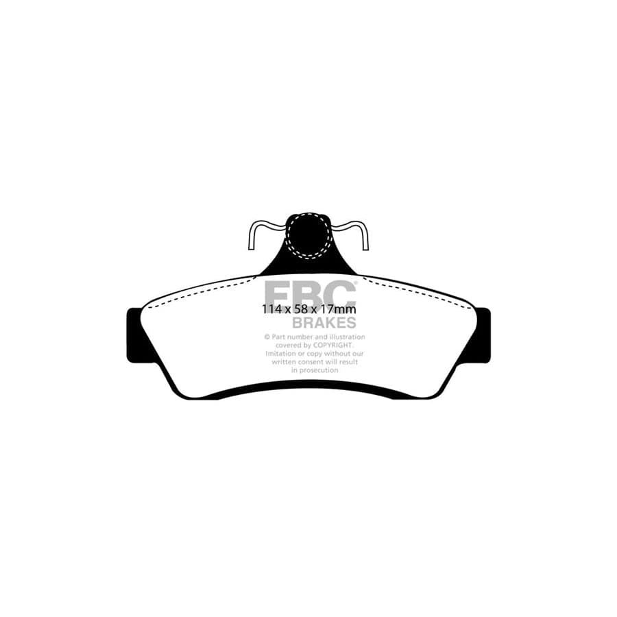 EBC PDKR365 Holden Commodore (VZ) Ultimax Rear Brake Pad & Plain Disc Kit 2 | ML Performance UK Car Parts