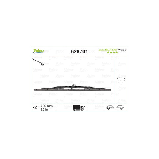 Valeo 628701 Optiblade Trucks Wiper Blade | ML Performance UK Car Parts