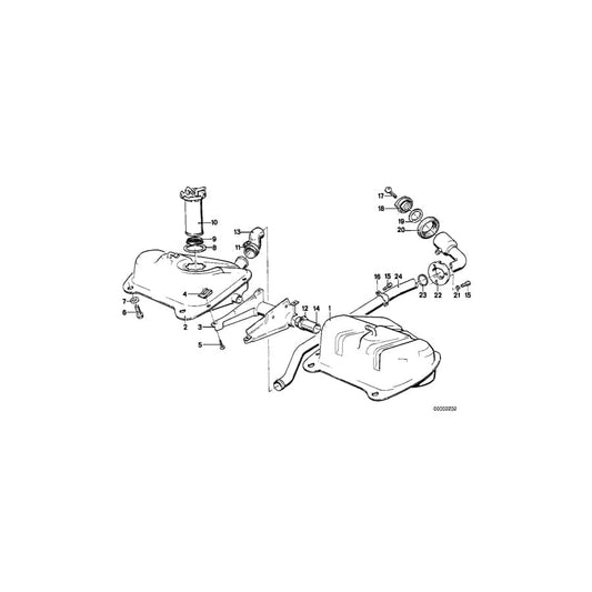 Genuine BMW 16121151736 E30 E23 E28 Strainer (Inc. 525) | ML Performance UK Car Parts