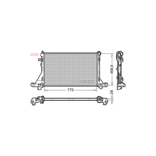 Denso DRM23093 Drm23093 Engine Radiator | ML Performance UK