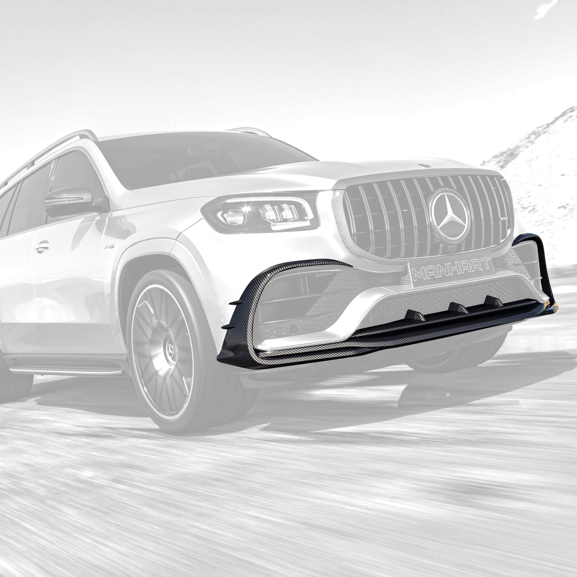 MANHART CARBON FRONT SPOILER FOR MERCEDES-AMG GLS 63