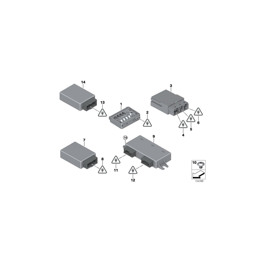 Genuine BMW 61136901832 E87 E81 E63 Socket Housing, Uncloded 4 POL. (Inc. 750iX, 840iX & 523i) | ML Performance UK