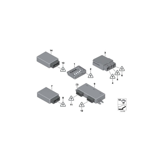 Genuine BMW 61136901832 E87 E81 E63 Socket Housing, Uncloded 4 POL. (Inc. 750iX, 840iX & 523i) | ML Performance UK