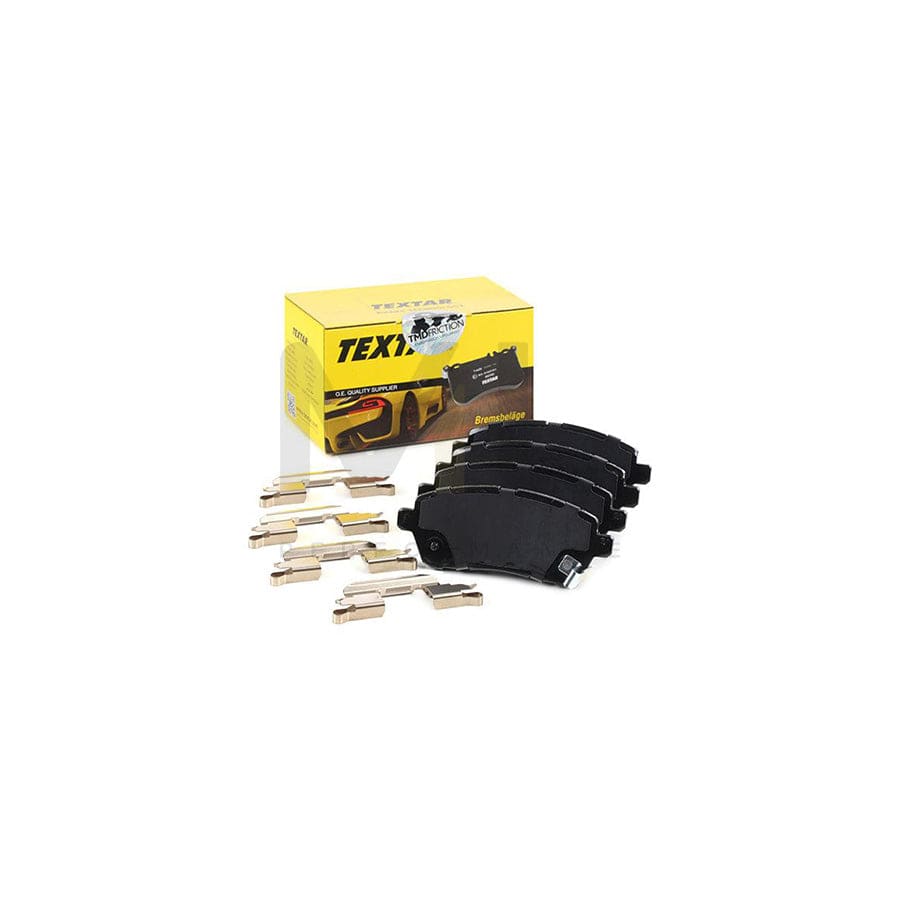 TEXTAR 2428303 Brake pad set with acoustic wear warning | ML Performance Car Parts