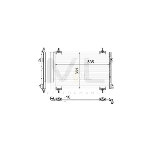 MAHLE ORIGINAL AC 587 000P Air conditioning condenser with dryer | ML Performance Car Parts