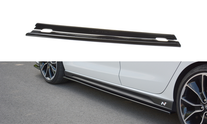 Maxton Design HY-I30-3-N-SD1T Side Skirts Diffusers V.1 Hyundai I30N MK3 Hatchback / Fastback | ML Performance UK Car Parts