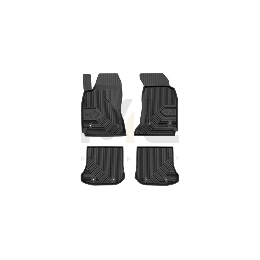 FROGUM Tailored, No.77 77426641 Floor mat set for AUDI A4 B5 Avant (8D5) Elastomer, Front and Rear, Quantity: 4, Black | ML Performance Car Parts