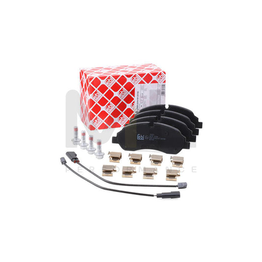 Febi Bilstein 16955 Brake Pad Set Front Axle, Incl. Wear Warning Contact, With Attachment Material | ML Performance Car Parts