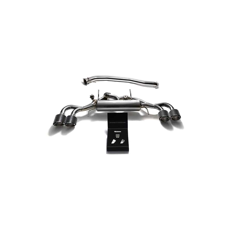 Armytrix NI35S-QC12 Valvetronic 90mm Exhaust System Nissan GT-R R35 2009-2021 with Quad Carbon Fiber 5" | ML Performance UK UK Car Parts