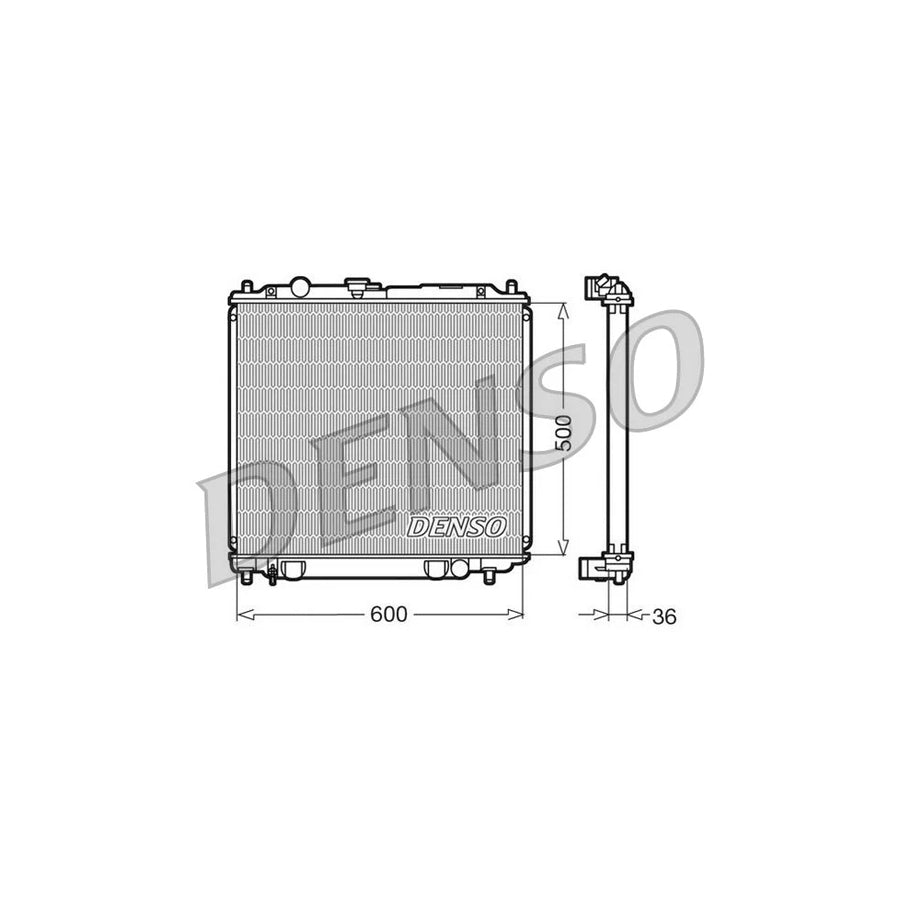 Denso DRM45014 Drm45014 Engine Radiator For Mitsubishi Pajero / Shogun Ii (V20) | ML Performance UK