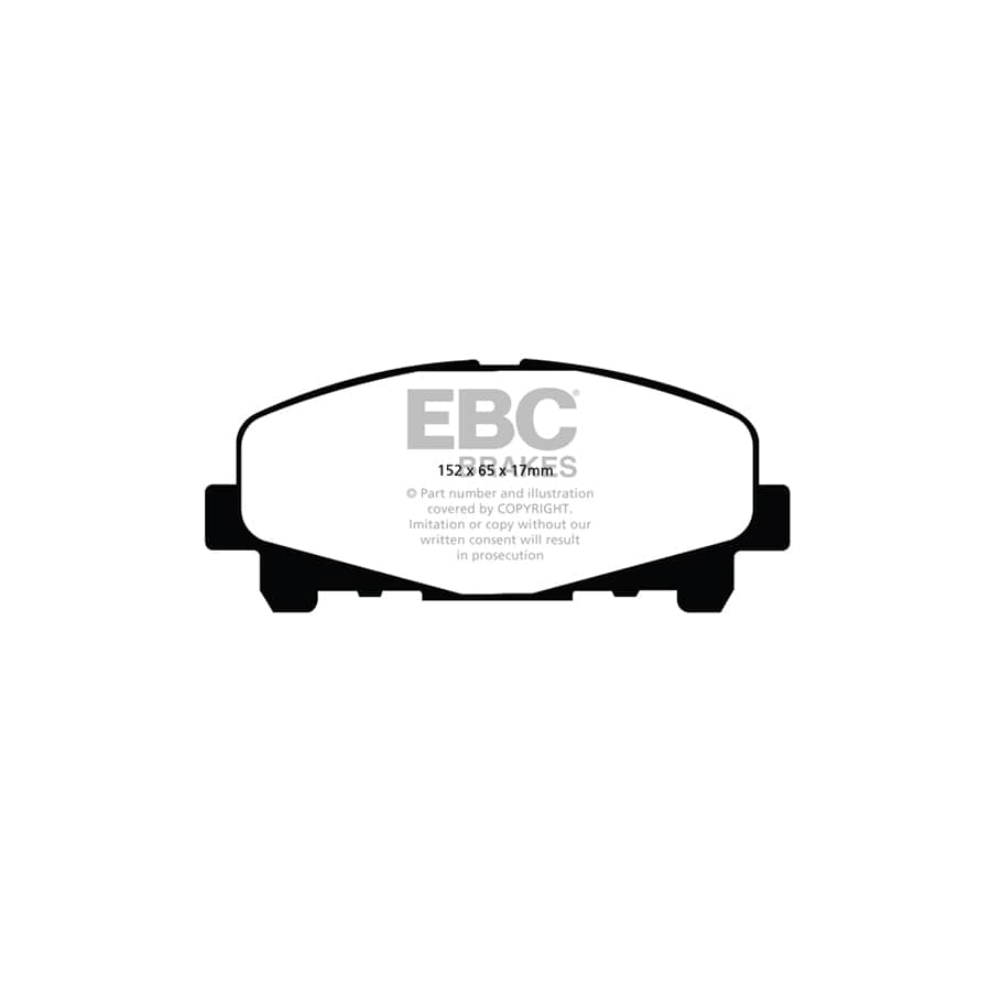 EBC PD08KF620 Honda Accord Yellowstuff Front Brake Pad & USR Disc K 2 | ML Performance UK Car Parts