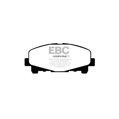 EBC PD08KF620 Honda Accord Yellowstuff Front Brake Pad & USR Disc K 2 | ML Performance UK Car Parts