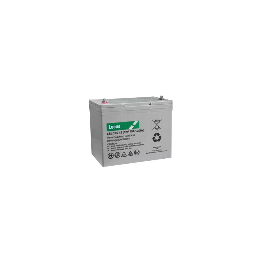 Lucas LSLC75-12 Lucas Sealed Lead Acid Battery 75AH | ML Performance UK Car Parts